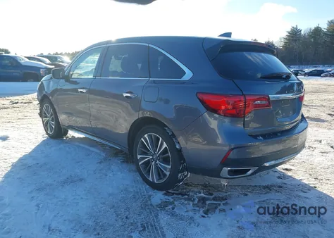2019 Acura Mdx Tech Pkg from USA, damaged, VIN 5J8YD4H55KL016552